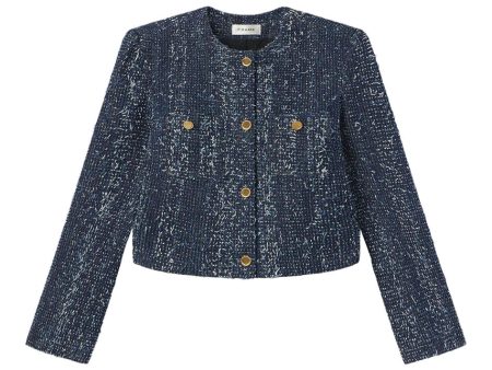 Frame Denim Boucle Jacket in Magic Supply