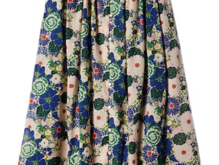 Trovata Birds of Paradis Lisette Skirt in Medley Floral For Discount