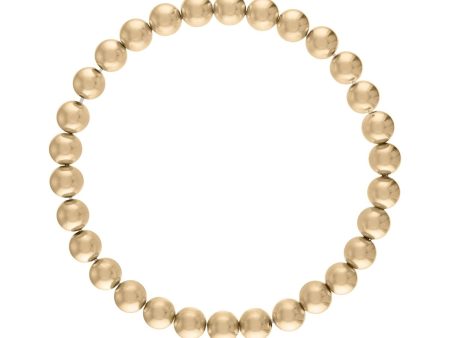 Alexa Leigh 6mm Gold Ball Bracelet on Sale