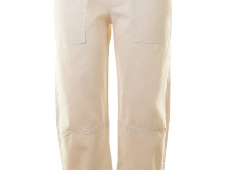 Velvet Brylie Utility Twill Pants in Bisque Supply