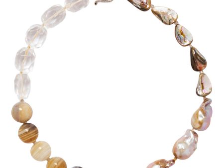 Chan Luu Maria Necklace in Natural Mix For Sale