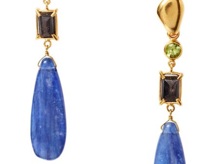 Chan Luu Malta Earrings in Kyanite Mix Online now