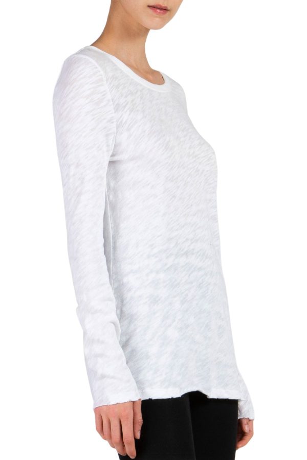 ATM Slub Jersey Long Sleeve V-Neck Tee on Sale