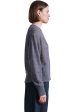 Apiece Apart Softest Tissue Weight Sweater in Charcoal For Sale