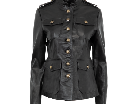 Geraldine Leather Jacket (Womens) Online Hot Sale