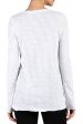 ATM Slub Jersey Long Sleeve V-Neck Tee on Sale