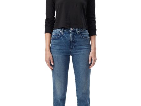 AMO Denim Chloe Crop in True Love Discount