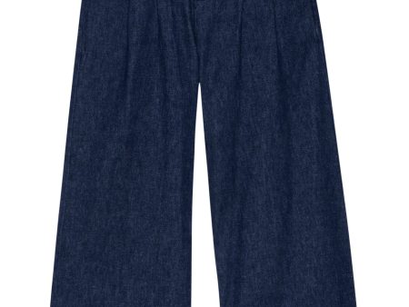 The Great Sculpted Trouser in Rinse Wash For Sale