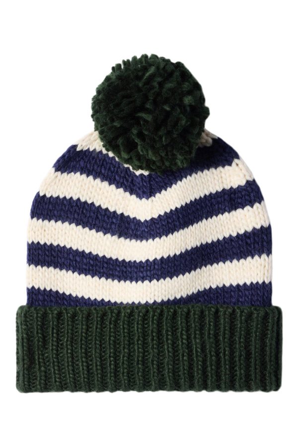 Trovata Birds of Paradis Beanie in Blue Stripe Online