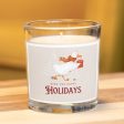 Cute Happy Holiday Christmas Candles For Discount