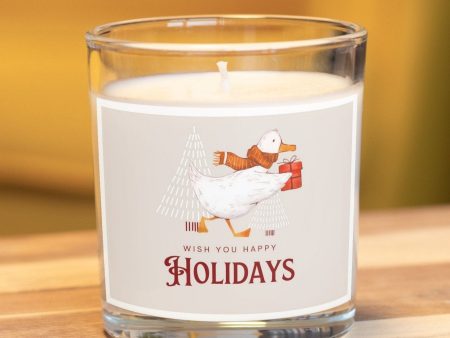 Cute Happy Holiday Christmas Candles For Discount