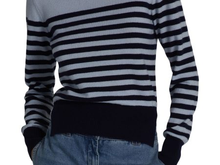 Saint Art Baret Striped Sweater in Skyway-Navy Stripe Online