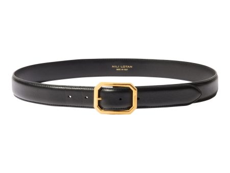 Nili Lotan Anais Belt in Black Sale