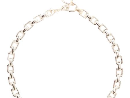 Chan Luu Ellis Chain Link Necklace in Silver For Cheap