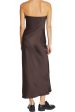 Saint Art Chase Strapless Dress in Chestnut For Cheap