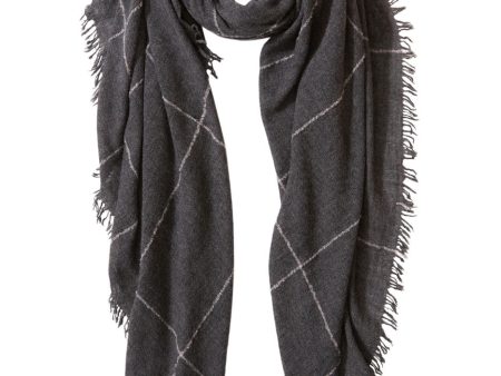 Chan Luu Windowpane Scarf Online Hot Sale