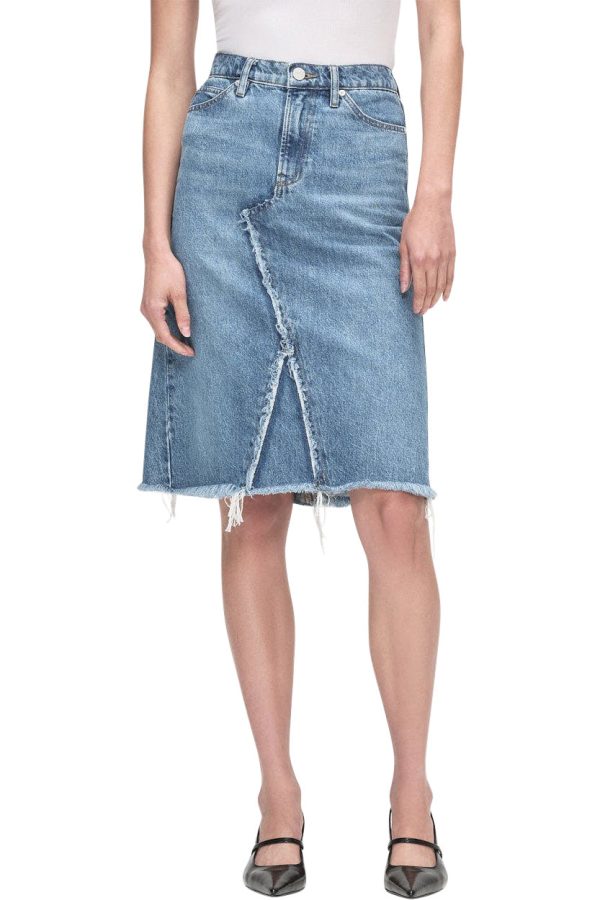 Frame Denim Deconstructed Skirt in Mabel Sale