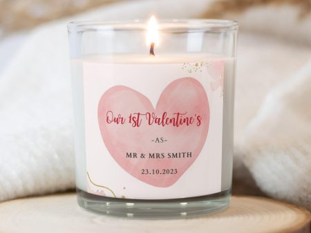 First Married Valentine s Gift for Wife Candle Online Sale