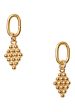 Chan Luu Diamond Drop Earrings in Yellow Gold Online Sale