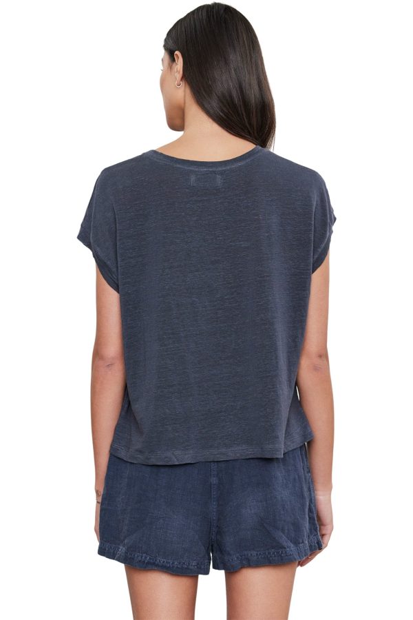 Velvet Hudson Linen Knit Top For Cheap