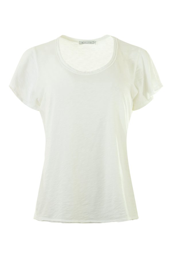 Michael Stars Jana Flutter Sleeve Tee Hot on Sale