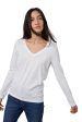 Velvet Blaire Cotton Slub Long Sleeve V-neck Tee Hot on Sale