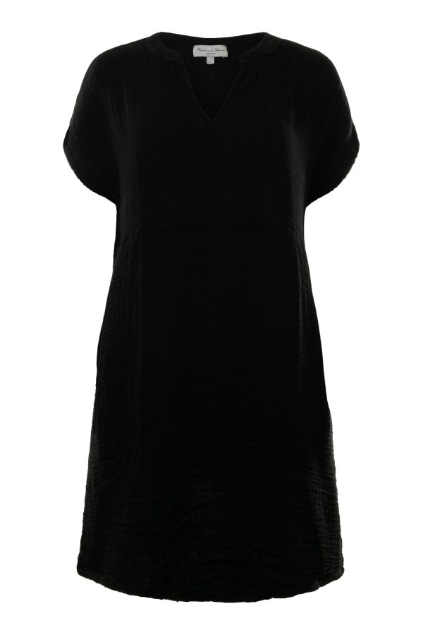 Michael Stars Mira Split Neck Dress Online