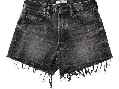 Moussy Denim Perrysburg Shorts in Light Black For Cheap