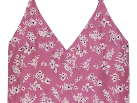 The Great Port Cami in Aubergine Field Bloom Online Hot Sale