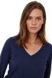 Velvet Blaire Cotton Slub Long Sleeve V-neck Tee Hot on Sale