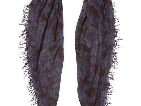 Chan Luu Cashmere and Silk Scarf Floral Scarf Cheap