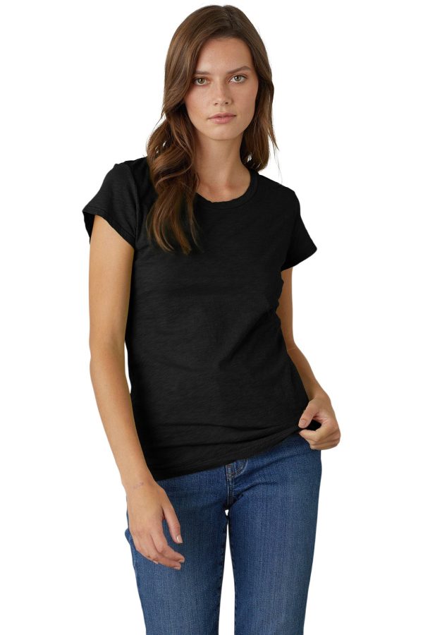 Velvet Odelia Cotton Scoop Neck Tee Online Hot Sale