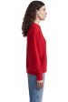 Apiece Apart Softest Tissue Weight Sweater in Red Hot on Sale