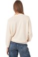 Repeat Cotton Cashmere Blend Cardigan with Raglan Sleeves in Ivory Cheap