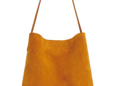 Mansur Gavriel Everyday Cabas Bag in Cuoio Suede For Sale