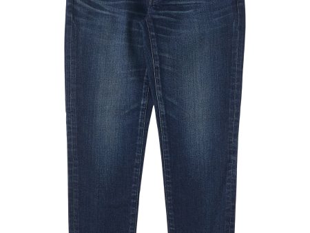 Moussy Denim Emma Skinny Jeans in Dark Blue on Sale