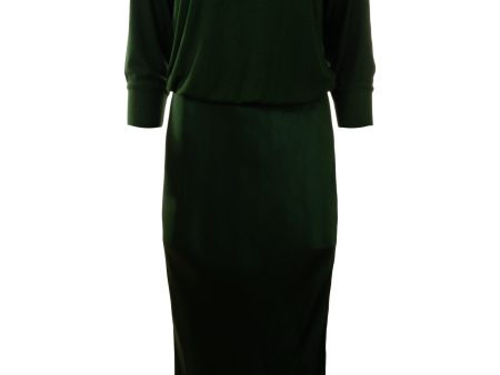 Michael Stars Nadia 2-in-1 Dress in Dark Matcha For Sale