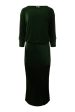 Michael Stars Nadia 2-in-1 Dress in Dark Matcha For Sale