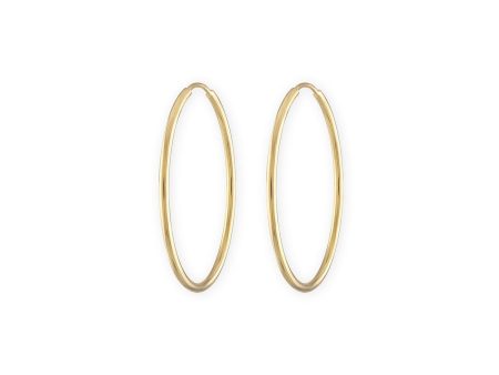 Alexa Leigh The Daily Hoops in Yellow Gold Supply