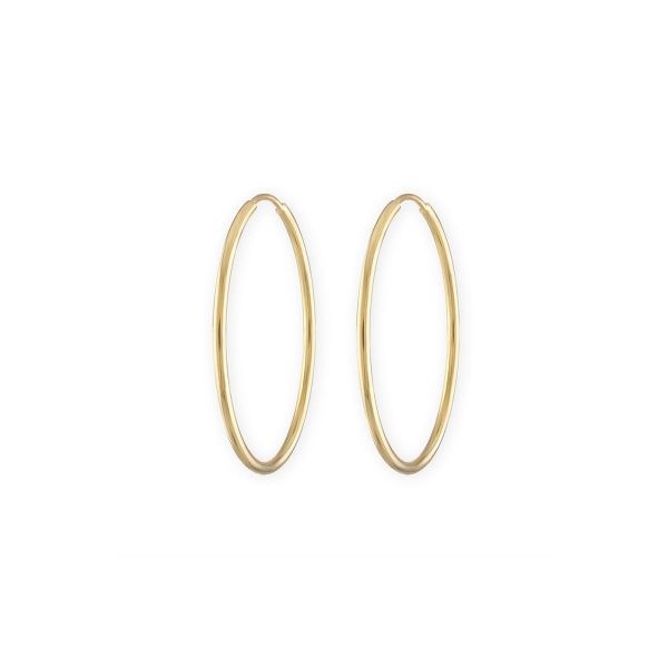 Alexa Leigh The Daily Hoops in Yellow Gold Supply