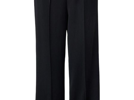 ATM Crepe Twill Palazzo Pants in Black Online Sale