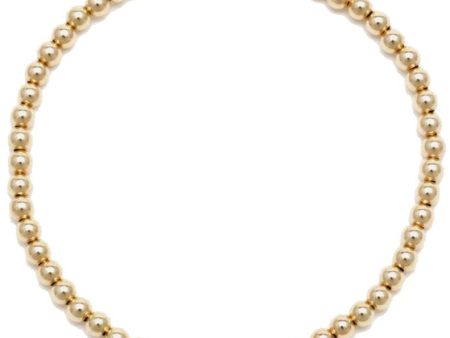 Alexa Leigh 3mm Gold Ball Bracelet For Sale