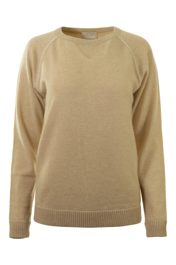 Kujten Ina Cashmere Raglan Crew Sale