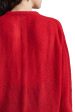 Apiece Apart Softest Tissue Weight Sweater in Red Hot on Sale