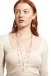 Chan Luu Beaded Neklace in Champagne Pearl Mix Cheap