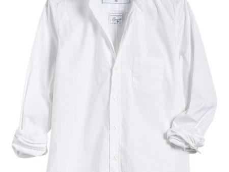 Frank & Eileen Barry Long Sleeve Shirt in White on Sale