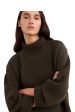 Nili Lotan Omaira Sweater in Dark Pine Online Hot Sale