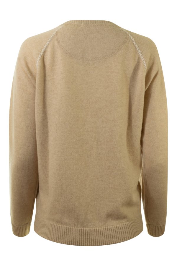 Kujten Ina Cashmere Raglan Crew Sale