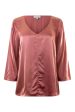 Michael Stars Cobie V-Neck Satin Top For Discount