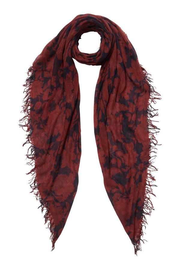 Chan Luu Cashmere and Silk Scarf Floral Scarf Cheap